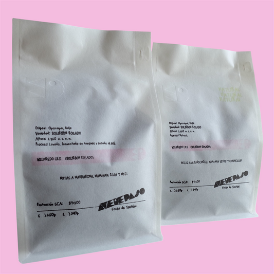 Wilfredo Ule - LAVADO y NATURAL  [BOURBON ROSADO]