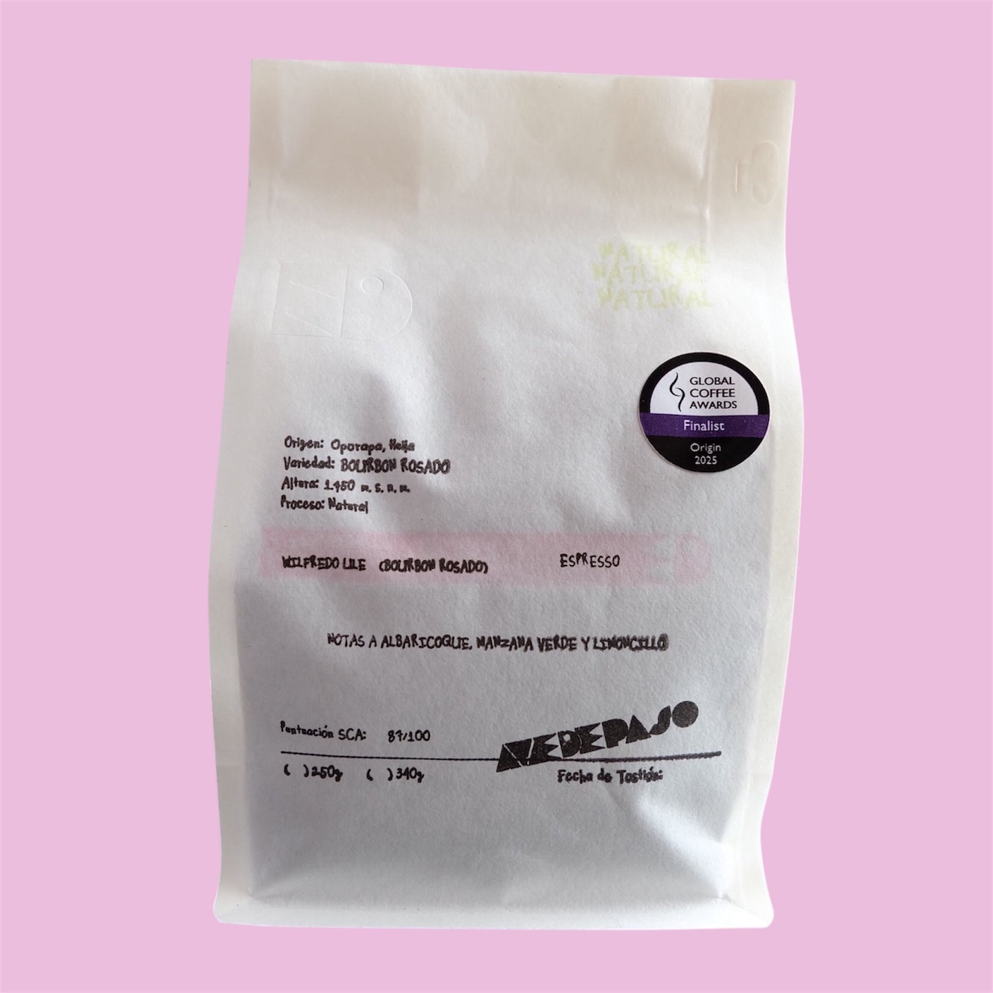 Wilfredo Ule - NATURAL  [BOURBON ROSADO]