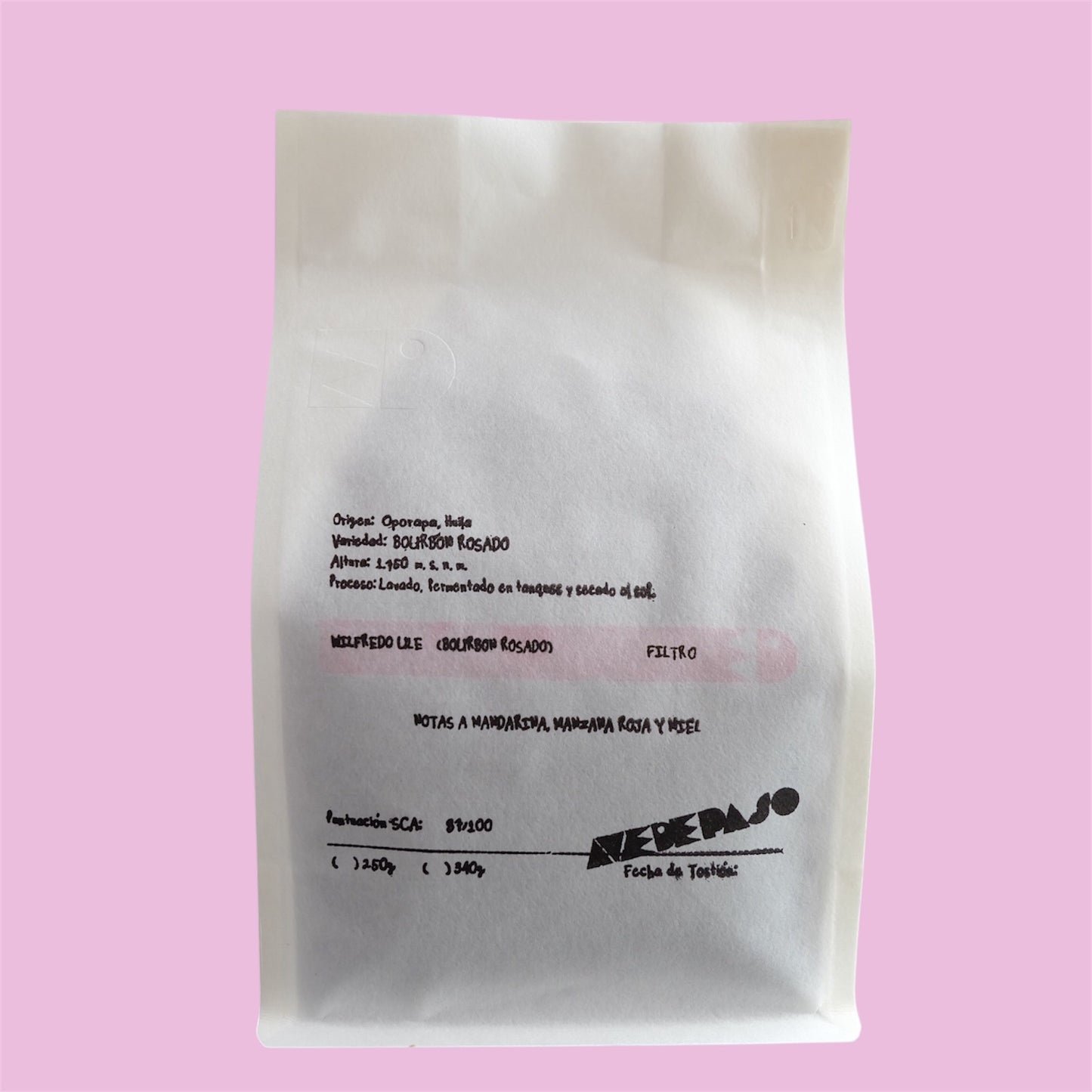 Wilfredo Ule - LAVADO  [BOURBON ROSADO]